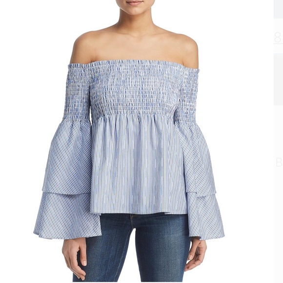 marled by reunited clothing Tops - marled by reunited clothing off shoulder blouse